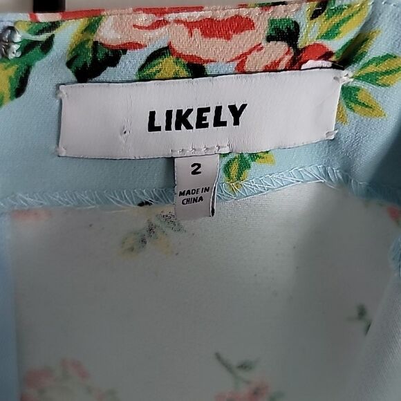 Likely 1002- Zadie Blue Floral Dress - Picture 9 of 10